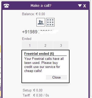 Jumblo FreeTrial Ended