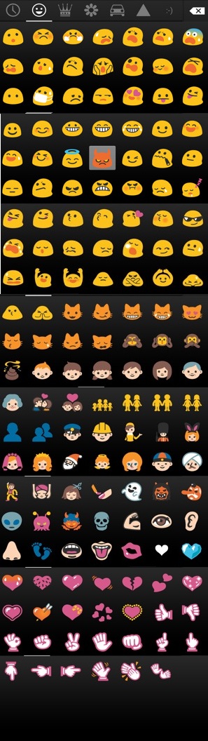 Hangouts Moods, People & Gestures