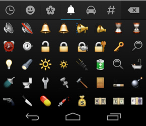 Telegram App Emoticons List14