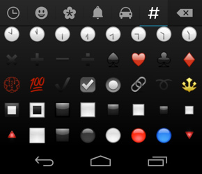 Telegram App Emoticons List2