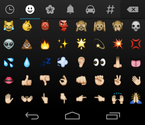 Telegram App Emoticons List21