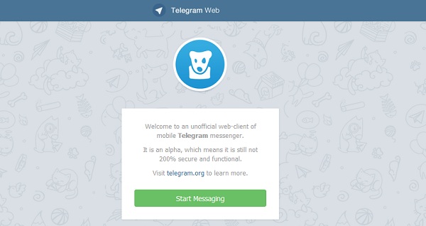 Telegram Web Messenger named Webogram
