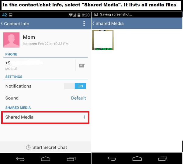 View all media files