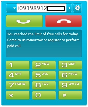 call2friends credit over