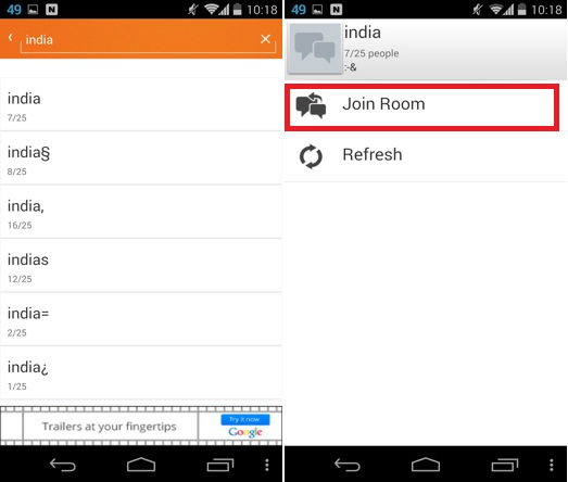 Nimbuzz Chatroom Join